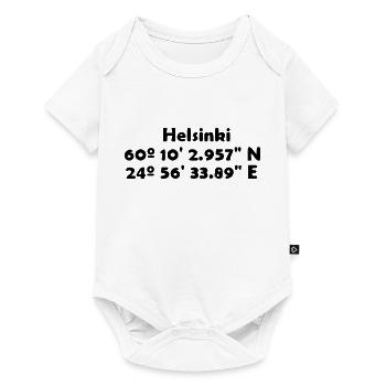 Helsinki - Baby Premium short-sleeve bodysuit - white - Front