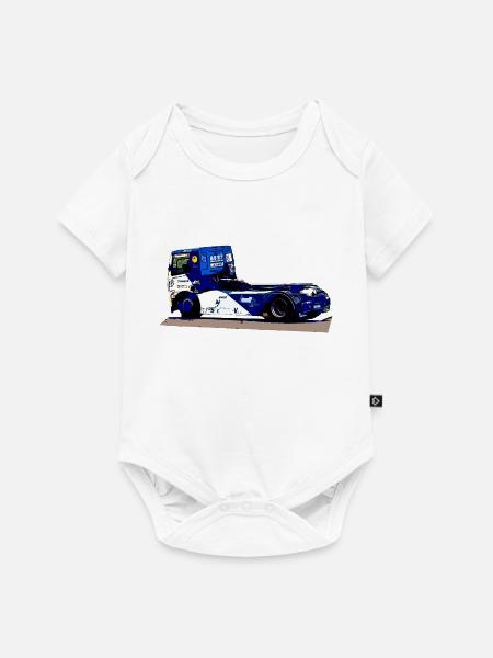 LKW - Baby Premium Kurzarmbody - Weiß