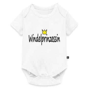 Baby Spruch lustig Geburt Lätzchen Body Schwanger - Baby Premium Kurzarmbody - Weiß - Vorne