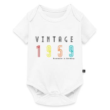 1959 Birthday Made in Germany Vintage, retro. - Baby Premium short-sleeve bodysuit - white - Front