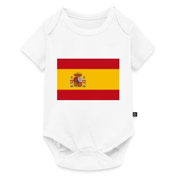 Spain - Baby Premium Kurzarmbody - Weiß - Vorne