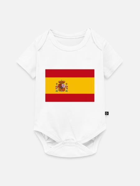Spain - Baby Premium Kurzarmbody - Weiß
