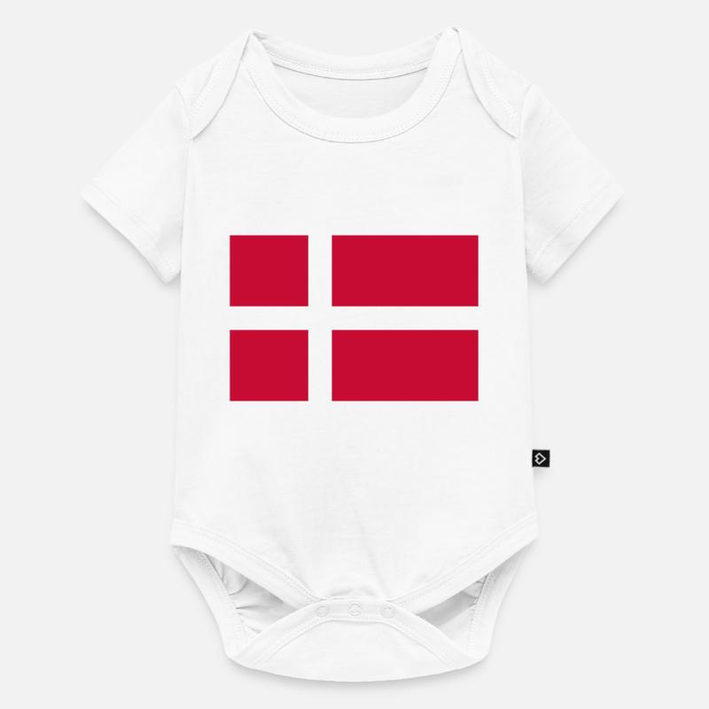 Denmark - Body à manches courtes Premium Bébé - blanc
