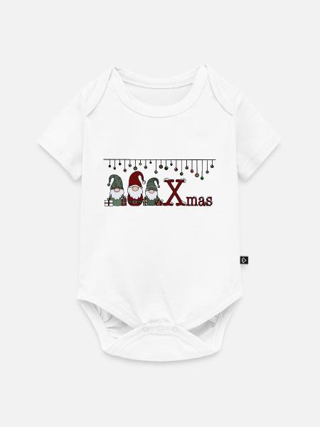 Xmas wichtel - Baby Premium Kurzarmbody - Weiß
