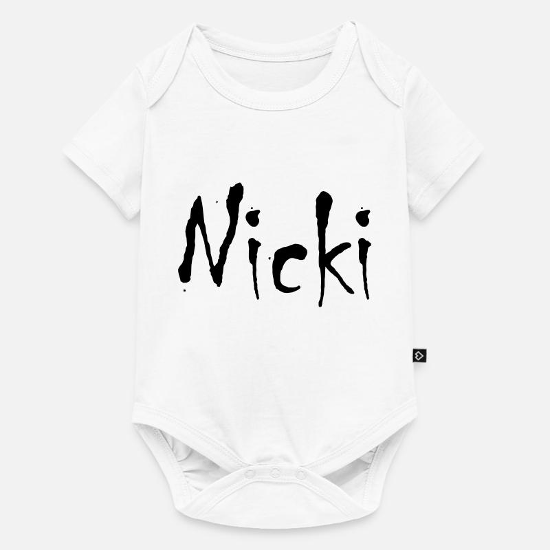 nicki - Baby Premium Kurzarmbody - Weiß