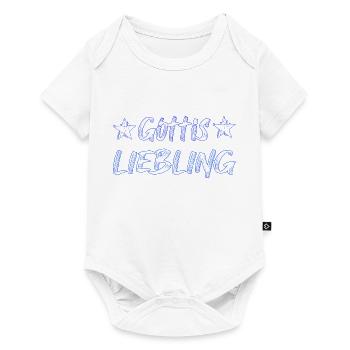 Gotti Götti Schweiz Geschenk zu Weihnachten - Baby Premium Kurzarmbody - Weiß - Vorne