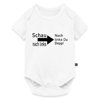 Fun Spaß Lustige - Baby Premium Kurzarmbody - Weiß - Vorne