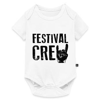 FESTIVAL CREW Party Music Célébration - Body à manches courtes Premium Bébé - blanc - Devant