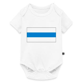 Drapeau antiguerre russe - Body à manches courtes Premium Bébé - blanc - Devant