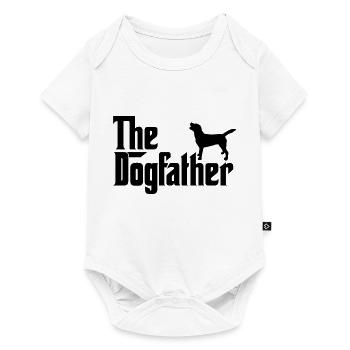 Le Labrador Retriever Dogfather Godfather Style - Body à manches courtes Premium Bébé - blanc - Devant