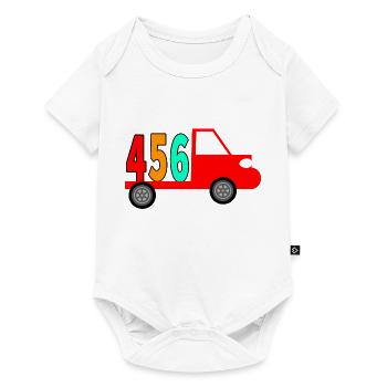Camion - Body à manches courtes Premium Bébé - blanc - Devant