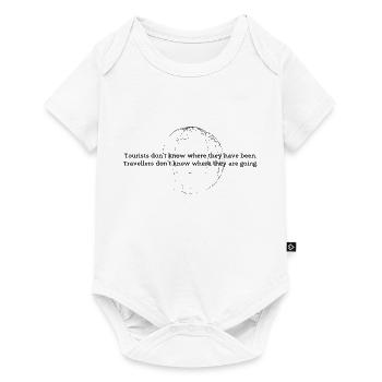 Les voyageurs ne savent pas où ils vont. - Body à manches courtes Premium Bébé - blanc - Devant