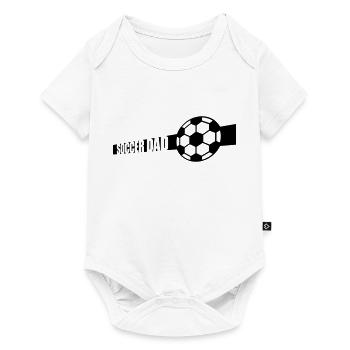Bester Soccer Dad Logo - Baby Premium Kurzarmbody - Weiß - Vorne