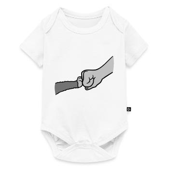 Pompe à poing Cat Brofist - Body à manches courtes Premium Bébé - blanc - Devant