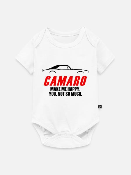 CAMARO ME RENDS HEUREUX, TU N’AS PAS TELLEMENT - Body à manches courtes Premium Bébé - blanc