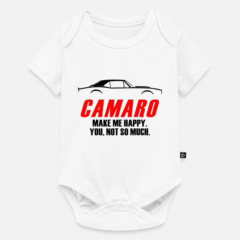 CAMARO ME RENDS HEUREUX, TU N’AS PAS TELLEMENT - Body à manches courtes Premium Bébé - blanc