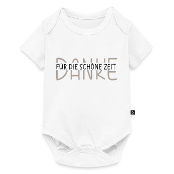 Danke für die schöne Zeit - Baby Premium Kurzarmbody - Weiß - Vorne