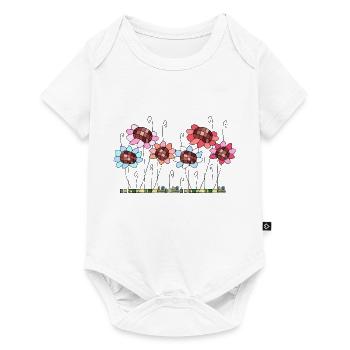 Fleur - Body à manches courtes Premium Bébé - blanc - Devant