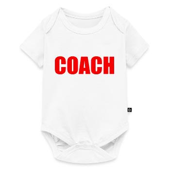 Coach - Baby Premium short-sleeve bodysuit - white - Front