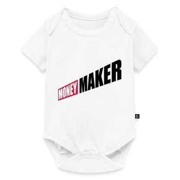 Entrepreneur Money Maker Logo - Body à manches courtes Premium Bébé - blanc - Devant