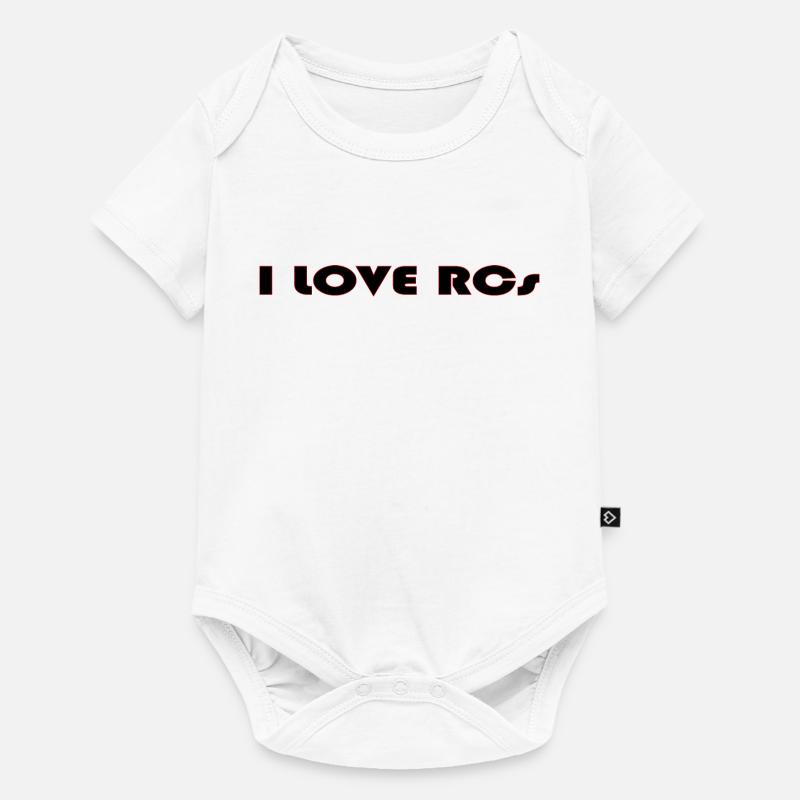 J’adore Rcs - Body à manches courtes Premium Bébé - blanc