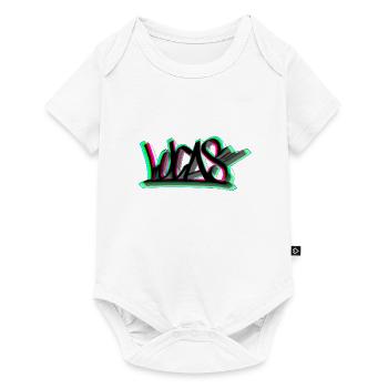LUCAS - Baby Premium short-sleeve bodysuit - white - Front