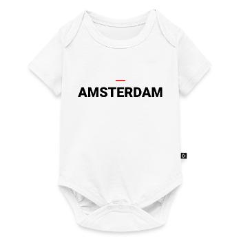 AMSTERDAM - Body à manches courtes Premium Bébé - blanc - Devant