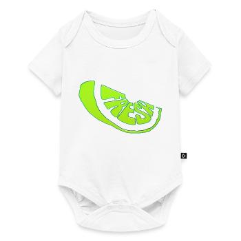 Frais frais doux nature frais fruits d’été frais - Body à manches courtes Premium Bébé - blanc - Devant