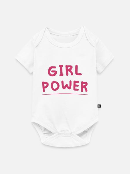 Frauenpower - Baby Premium Kurzarmbody - Weiß