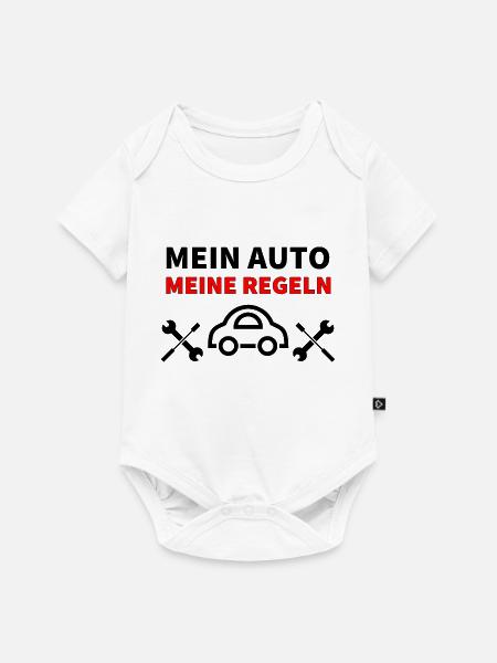 Auto - Baby Premium Kurzarmbody - Weiß