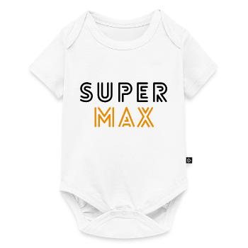 Super Max Fan Shirt - Body à manches courtes Premium Bébé - blanc - Devant