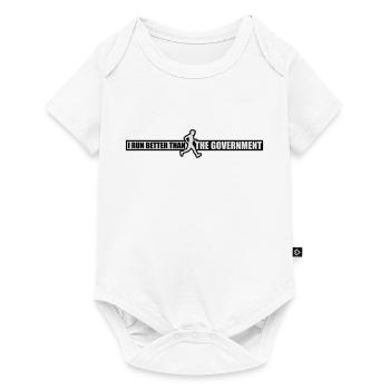 run better than government - Baby Premium Kurzarmbody - Weiß - Vorne