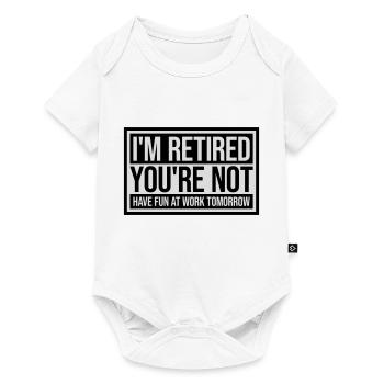 have fun at work - Baby Premium short-sleeve bodysuit - white - Front