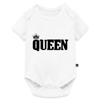 Queen - Baby Premium Kurzarmbody - Weiß - Vorne