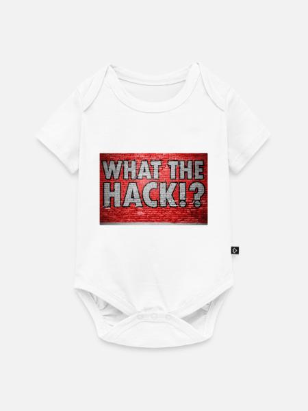 What The Hack!? Graffiti - Baby Premium Kurzarmbody - Weiß