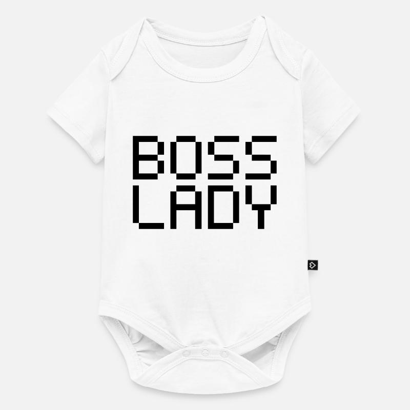 Chefin - Baby Premium Kurzarmbody - Weiß