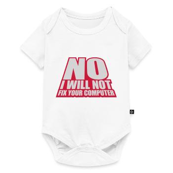 Ne pas réparer votre ordinateur - Body à manches courtes Premium Bébé - blanc - Devant