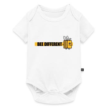 bee different saying quote - Baby Premium short-sleeve bodysuit - white - Front