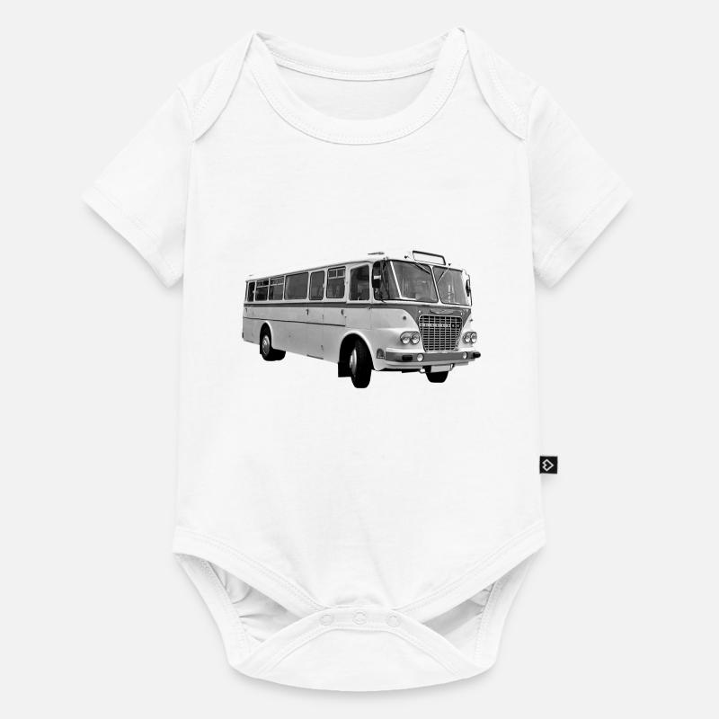 Ikarus 630 Bus Ungarn Ostalgie Oldtimer - Baby Premium Kurzarmbody - Weiß