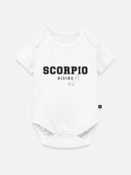 Aszendent Skorpion - Baby Premium Kurzarmbody - Weiß
