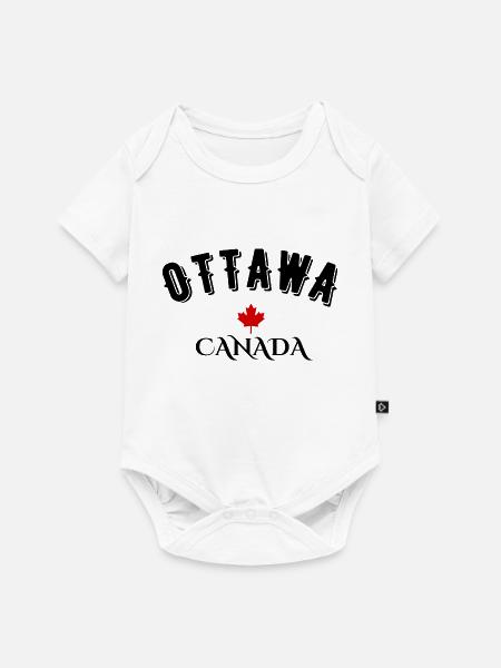 Ottawa Kanada - Baby Premium Kurzarmbody - Weiß