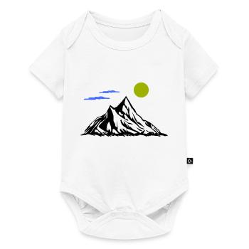 Mountains - Baby Premium short-sleeve bodysuit - white - Front
