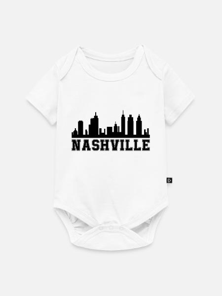 Nashville - Baby Premium Kurzarmbody - Weiß