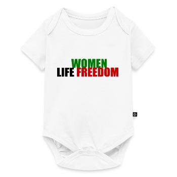 Women life freedom - Body à manches courtes Premium Bébé - blanc - Devant
