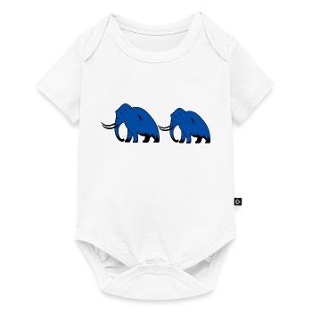 Mammut 2 - Body à manches courtes Premium Bébé - blanc - Devant