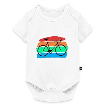 Bicyclette - Body à manches courtes Premium Bébé - blanc - Devant