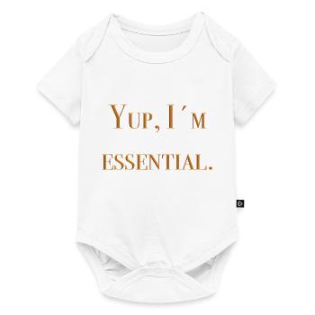 essentiel - Body à manches courtes Premium Bébé - blanc - Devant