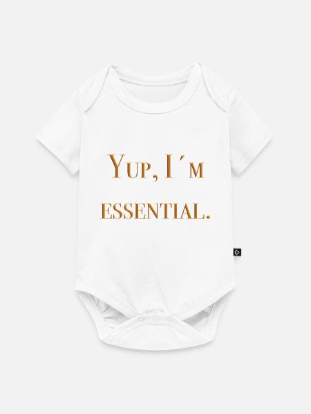 essential - Baby Premium Kurzarmbody - Weiß