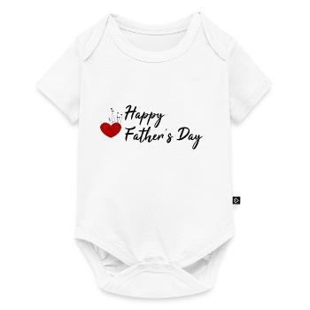 Bonne fête des pères pour les cadeaux - Body à manches courtes Premium Bébé - blanc - Devant