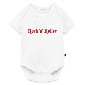 Rock n Roller Distressed - Baby Premium short-sleeve bodysuit - white - Front